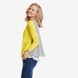 CAbi  30 Belle Yellow Attached Cami Cardigan